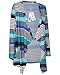 STYLEWORD Women's Long Sleeve Open Front Print Casual Cardigan Sweaters(floral02,XL)