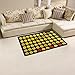 Yochoice Non-slip Area Rugs Home Decor, Stylish Funny Smiling Emoji Emoticon Floor Mat Living Room Bedroom Carpets Doormats 31 x 20 inches