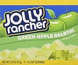 JOLLY RANCHER Green Apple Gelatin Jello 2.79 oz (Pack of 4)