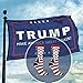 Republican Statement Socks Donald Trump American Flag Pattern Unisex Adult Crew Fashion Novelty Socks (Large)
