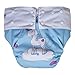 Reusable Adult Diapers for Women and Men – Teen Adult Special Needs Incontinence Cloth Diaper (Unicorn)