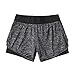 YOGAFEEL Women's Running Yoga Short Pants Workout Athletic Jogging Dolphin Shorts 2-in-1
