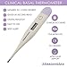 Best Clinical Instant Read Infrared IR Forehead or Ear Thermometer & 60 Sec. Fahrenheit Digital Themometer, Regular or Basal - Be Prepared for Home & Travel By MissionMax