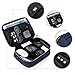 BAGSMART Electronics Travel Organizer Case Bag for Adaptors, Chargers, iphone, ipad air, ipad mini, Kindle, Blue