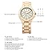 Bewell W116B Mens Wooden Watch with Date Day Luminous Hands Lightweight Retro Wrist Watch (Maple Wood)