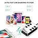Power Strip - 6-Outlet Surge Protector with 5 USB Ports Fast Charging (4.8A), 6Ft Long Extension Cord Flat Plug Wall Mountable, 1700 Joules for iPhone iPad Home Dorm Office Laptop Computer