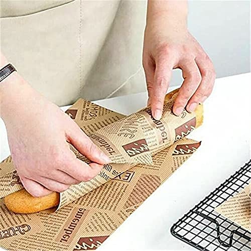 2 Pcs Parchment Paper Roll, High Temperature Resistant Non Stick Waterproof Greaseproof Baking