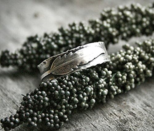 Southwestern Rustic .925 Sterling Silver Feather Ring - Little Feather