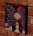 Snowman with Red Hat and Scarf Framed LED Artwork with Touch-Activated Light Sensor - 11