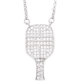 Hit Happy Pickleball Pickleball Paddle Pendant Necklace - Pickleball Gifts For Women
