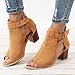 Women Low Heel Sandals Open Toe Ankle Strap Cut Out Wedge Sandals Block Heel Platform Shoes White