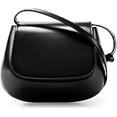 MFFOR Small Genuine Leather Crossbody Bags, Cute Purses for Women, Mini Handbag, Shoulder Bag with Adjustable Strap