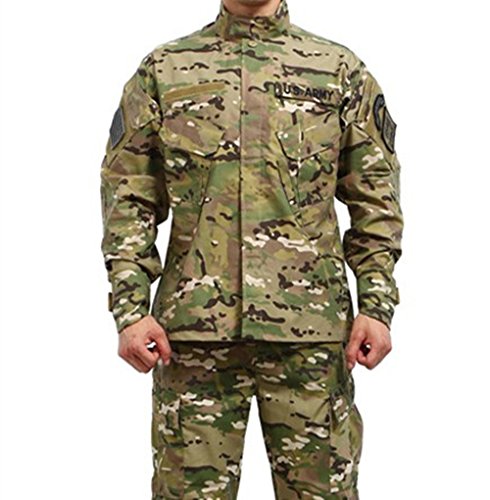Noga Camouflage Suit Combat Bdu Uniform Military Uniform Bdu Hunting Suit Wargame Paintball Coat+pants (CP CAMO, L)