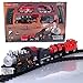 FULiYEAR Big Train Set Toy for Boys, Kids Classical Train with Steam Smoking Simulation Sound Play Train, Best Gift for Children