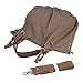FXTXYMX Oversized Vintage Hobo Canvas Leather Tote Handbag Crossbody Shoulder Bag Purse for Women (Coffee)