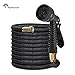 PATHONOR 50ft Garden Hose Expandable Water Hose 7 Functions Sprayer With Double Latex Core 3/4'' Solid Brass Fittings Expanding Wash Hose For Home, Garden, Backyard,Shower Pets or Wash Car