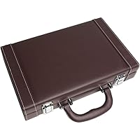 Bonarty Poker Tokens Chips Carrying Case PU Leather Casino Game 200/300 / 500 Chip