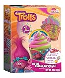 Crafty Cooking Kits DreamWorks Trolls Tie Dye Cupcake Kit, Vanilla, 9 Ounce