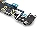 Afeax Compatible with OEM Original Replacment for iPhone 6S Plus USB Charging Port Dock Connector Flex Cable + Microphone + Headphone Audio Jack Replacement for iPhone 6s Plus 5.5