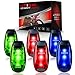 LED Safety Light (6 Pack), Clip On Strobe Running Lights for Runners, Walking, Bicycle, Dog Collar, Stroller, Best Night High Visibility Accessories for Your Reflective Gear