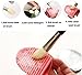 Makeup brushes, Aooher Kabuki Oval Toothbrush Makeup Brush Set Contour Foundation Eyeshadow Blush Professional Comestic Brushes with Silicone Cleaning Mat Tool
