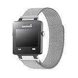 Oitom Replacement Band/Strap for GARMIN VIVOACTIVE Smart Fitness Watch, Small, Silver