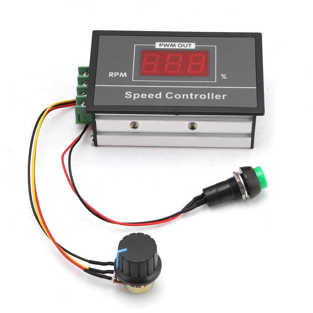 Motor Speed Controller - DC 6-60V 12V 24V 36V 48V 30A PWM DC Motor Speed Controller Start Stop Switch