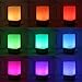 Wake Up Light Alarm Clock,GLIME Sunrise Simulation LED Bedside Lamp Clocks for Bedroom Touch Sensor Night Light with 7 Changing Colors 5 Natural Sounds 3 Brightness USB Rechargeable Reading Lamps