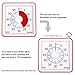 KeeQii 60 Minute Visual Timer Silence Countdown Timer Time Management Tool for Classroom Teaching or Meeting Digital Timer for Kids and Adults