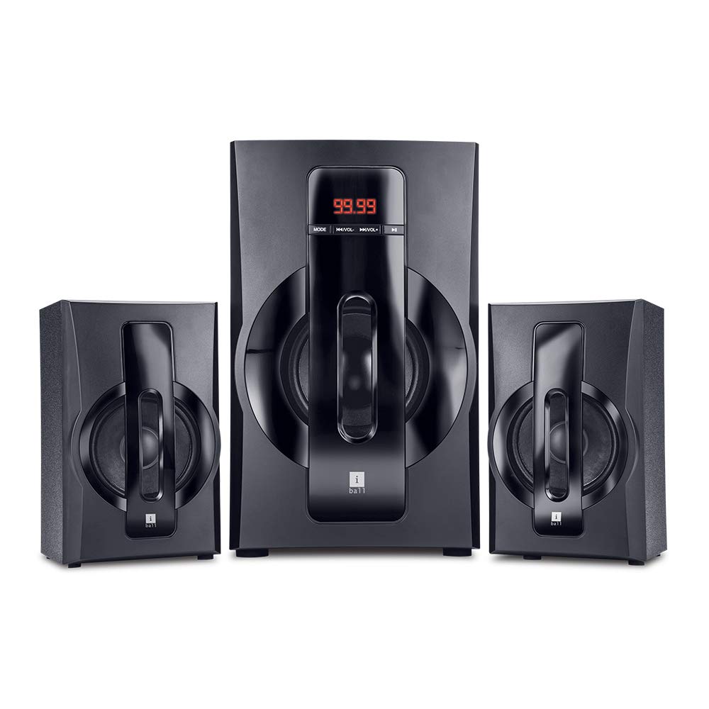 iball tarang lion bt 2.1 channel multimedia speakers