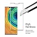 Janmitta for Huawei Mate 30 Pro Screen Protector, [Scratch Resistant][Anti-Fingerprint][Bubble Free][3D Arc Edge][Ultra Thin] Tempered Glass for Huawei Mate 30 Pro (Black)