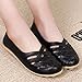 CIOR Women's Genuine Leather Loafers Casual Moccasin Driving Shoes Indoor Flat Slip-on Slippers,M556,Black,40