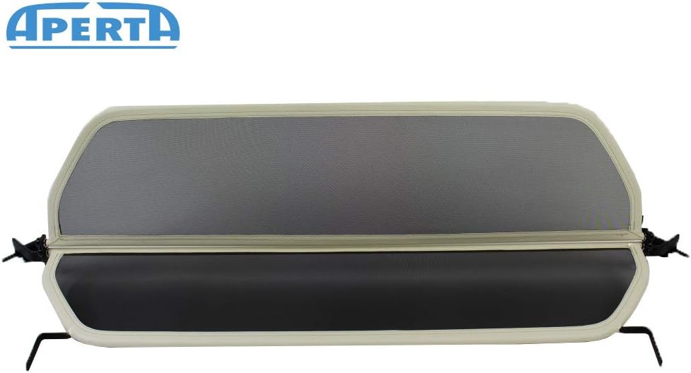 Aperta Wind deflector fits Jaguar XK QDV | Ivory tailor made windblocker | Draft-stop wind stop Jaguar convertible