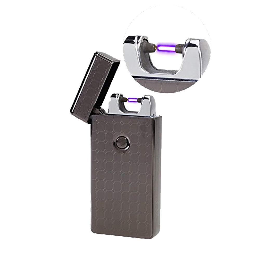 USB Rechargeable Electric Arc Cigarette Lighter Windproof Electronic