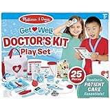 Melissa & Doug Get Well Doctor’s Kit Play Set – 25 Toy Pieces - Doctor Role Play Set, Doctor Kit For Toddlers And Kids Ages 3+