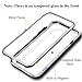 Diaxbest for iPhone 7 Case,iPhone 8 Case,Ultra Slim Magnetic Adsorption Metal Case, Hard Clear Tempered Glass Back Cover Support Wireless Charging Compatible with iPhone 7/8 (4.7 inch) (Clear White)