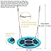 Homde Flying Saucer Swing 40 Inch 660lb Anti-Fade Tree Swing Set Outdoor Indoor Swings with Adjustable Straps for Kids, Men, Women and Teens (40 Inch Upgrade Version) (Blue)