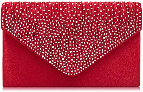 Yekajlin Women Clutches Glitter Clutch Purse Elegant Evening Bags Shoulder bag