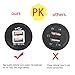 Rupse 3.1A Dual USB Port Charger Socket Outlet 12V LED Waterproof Design for Motorcycle Car Marine Boat Carvan