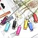 happu-store Creative Selling Cute Mini Harmonica 4 Hole 8 Tone Necklace Silver