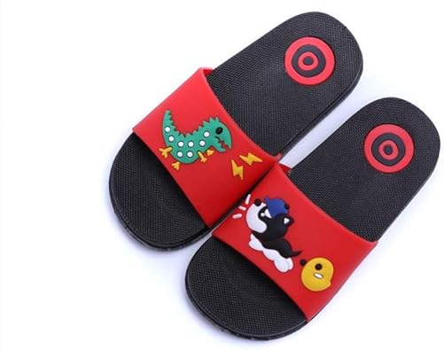 Tongs Sandales Accueil Sandales Et Pantoufles Pantoufles Pour Enfants Chien De Dinosaure Salle De Bains Garcon Fille Bebe Rouge 28 29 Longueur 17 5 Cm Amazon Fr Chaussures Et Sacs