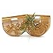 Women's Top Handle Bamboo Handbag Summer Beach Tote Bag (Small)