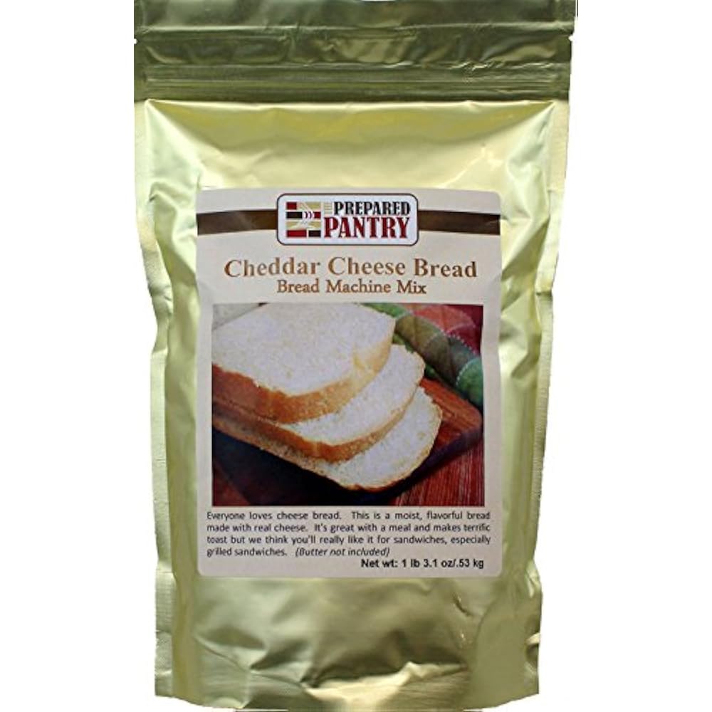 The Prepared Pantry Cheddar Cheese Bread Machine Mix 19 1 Ounce