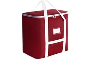 IWEIK Multipurpose Extra Large Moving Bags Storage Bags Duffle Bags Heavy Duty Tote for Moving, Storage, Camping and Travel (120L, Red)