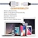 iPhone Charger Sundix Lightning to USB Cable 3Pack 10FT Nylon Braided Charging Cable Cord for iPhone X / 8 / 8 Plus / 7 / 7 Plus / 6 / 6s Plus / SE / 5s, iPad, iPod and More (White)