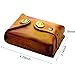 CyberDyer Genuine Leather Magnet Ammo Pouch for Slingshot Stainless Steel Bag Case (Brown)