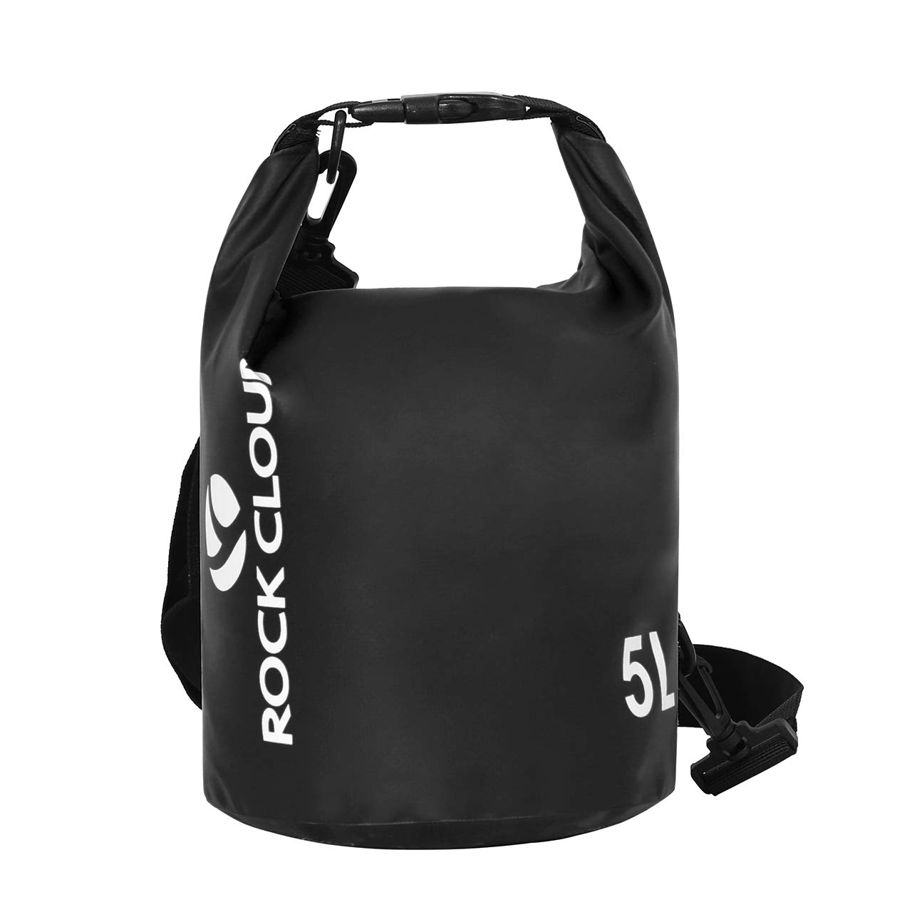 ROCK CLOUD Dry Bag Waterproof 20L Dry Sack for Kayaking Rafting Boating Beach Surfing Swimming Canoe Camping Hiking Fishing Ski,Black