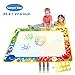 Drawing Mat Doodle Mat Large Size(39.4 X 27.6 Inch) Water Drawing Pad In 4 Colors with 3 Magic Pens and 8 Painting Templates(Color Random) No Mess Best Kids Educational Toy