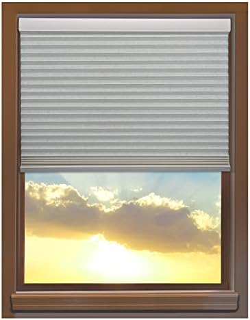 Linen Avenue Custom Cordless 26 W x 42 to 48 H Seashell BLACKOUT Cellular Shade