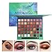 MYUANGO Professional Makeup Palette Eye Shadow Christmas Makeup With 48 Shades Natural Neutrals Warm Tone Rock Metal Matte Shimmer Bronze Glitters Diamond Burgundy Earth Tones With Eyeshadow Brush